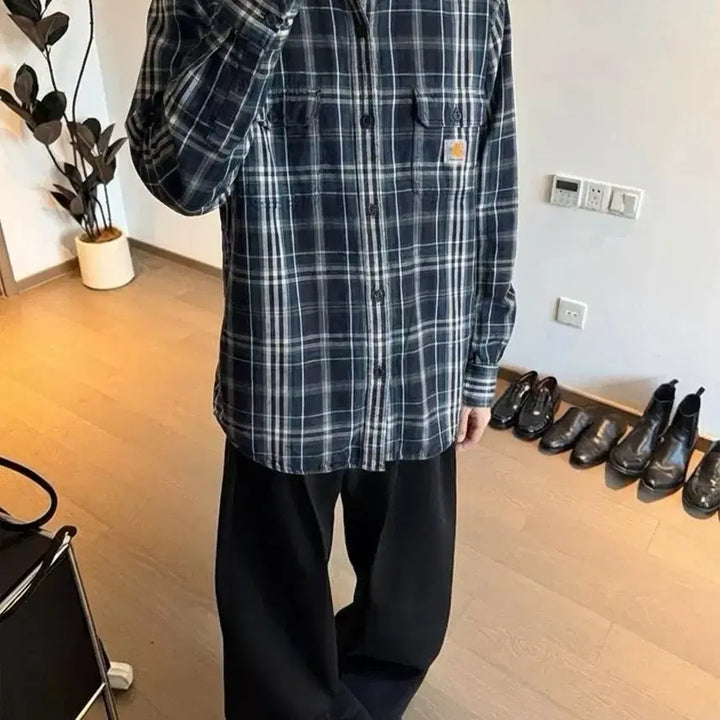 [SOLD OUT] 칼하트 체크셔츠  XL