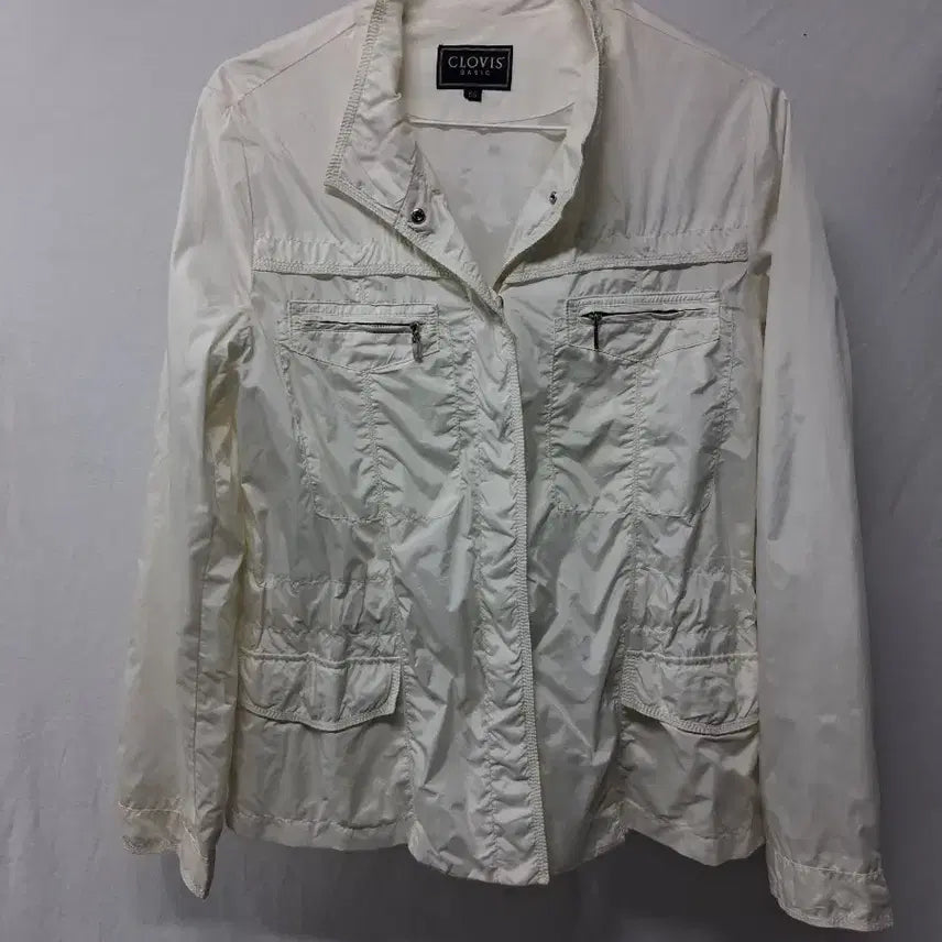 [SOLD OUT] CLOVIS 베이직 여성 아이보리 바람막이66