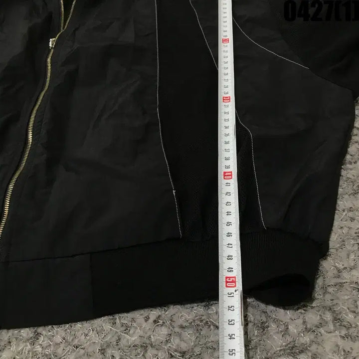 [SOLD OUT] L.Come 블랙 메쉬 후드 집업 자켓 s
