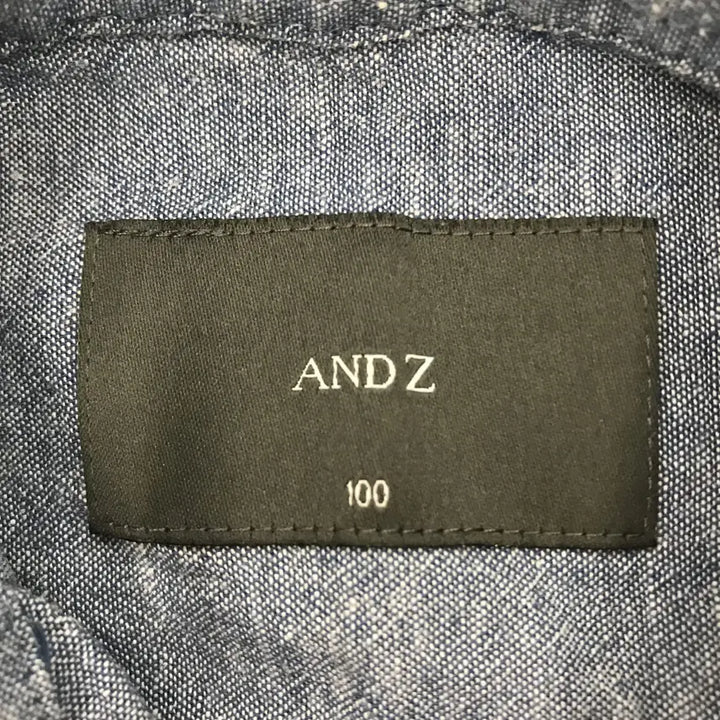 [BUNJANG] ANDZ 앤드지 린넨혼방 반팔셔츠 [100] / ANDZ 앤드지 린넨혼방 반팔셔츠 [100]