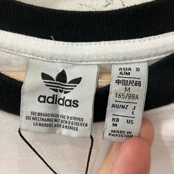 [BUNJANG] Adidas Three Stripes Long Sleeve White / 297 아디다스 삼선 롱슬리브 화이트
