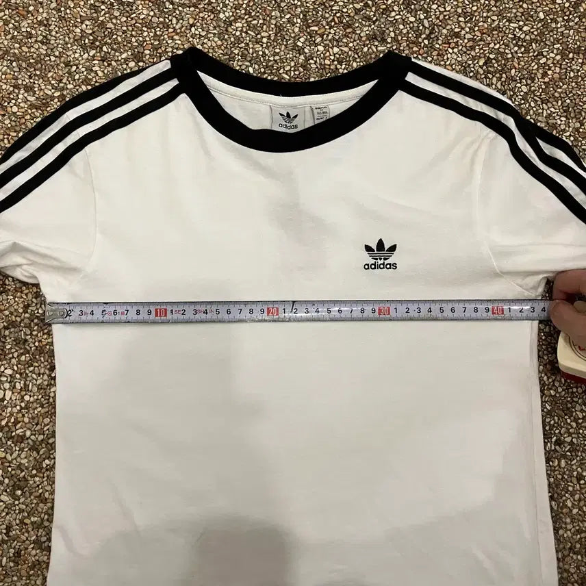 [BUNJANG] Adidas Three Stripes Long Sleeve White / 297 아디다스 삼선 롱슬리브 화이트