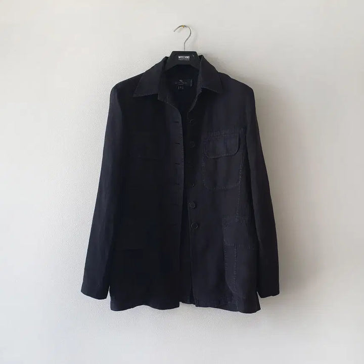[BUNJANG] 에트로(ETRO) 블랙 린넨 자켓 42사이즈 / 에트로(ETRO) 블랙 린넨 자켓 42사이즈