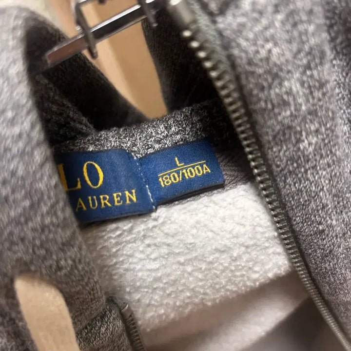 [SOLD OUT] 폴로 랄프로렌 풀집업 후드 그레이 L
