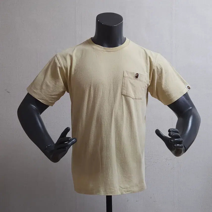 [SOLD OUT] A Bathing Ape 베이프 포켓 반팔티 베이지