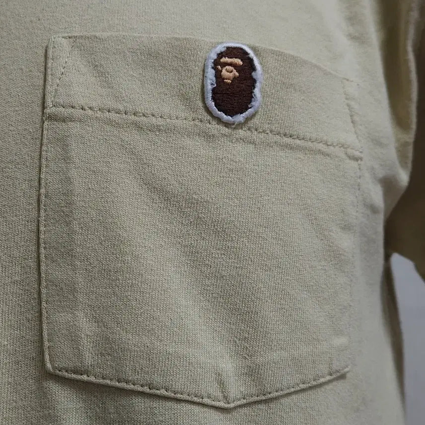 [SOLD OUT] A Bathing Ape 베이프 포켓 반팔티 베이지