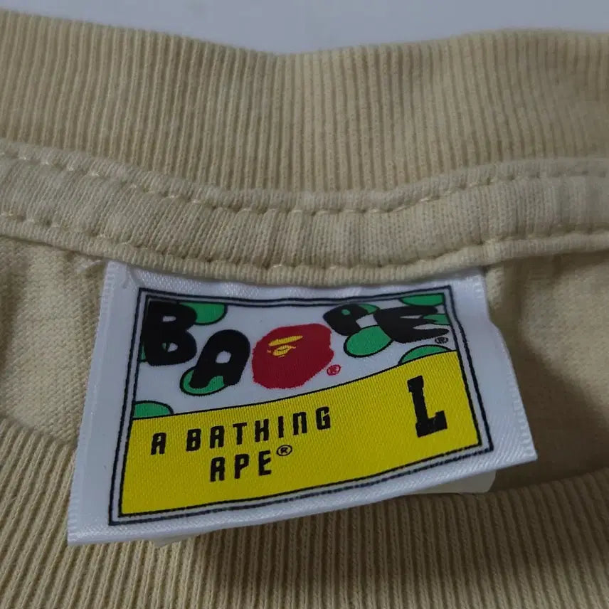 [SOLD OUT] A Bathing Ape 베이프 포켓 반팔티 베이지