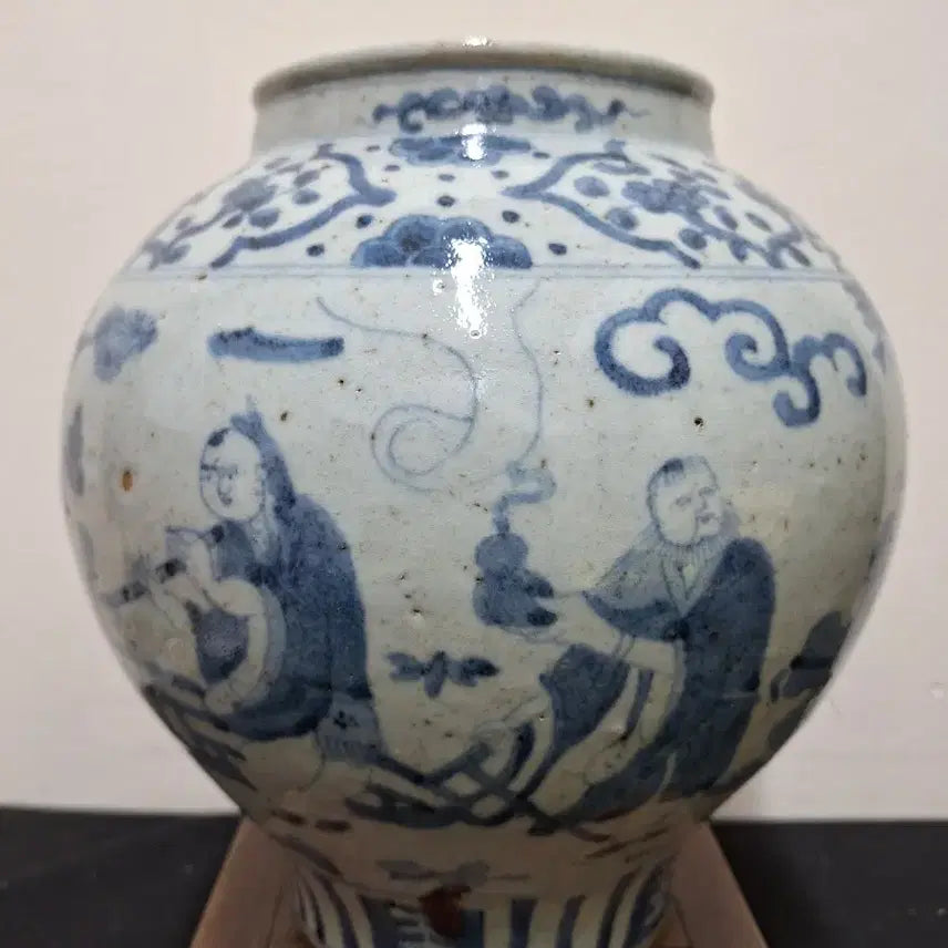 [BUNJANG] 중국 도자기, 골동품, 청화백자,고사인물문호,내부청화도 / 중국 도자기, 골동품, 청화백자,고사인물문호,내부청화도