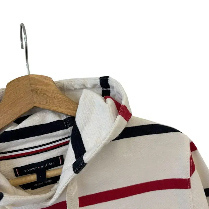 [SOLD OUT] 타미힐피거 스트라이프 웨이브 플래그 후디 L 정품