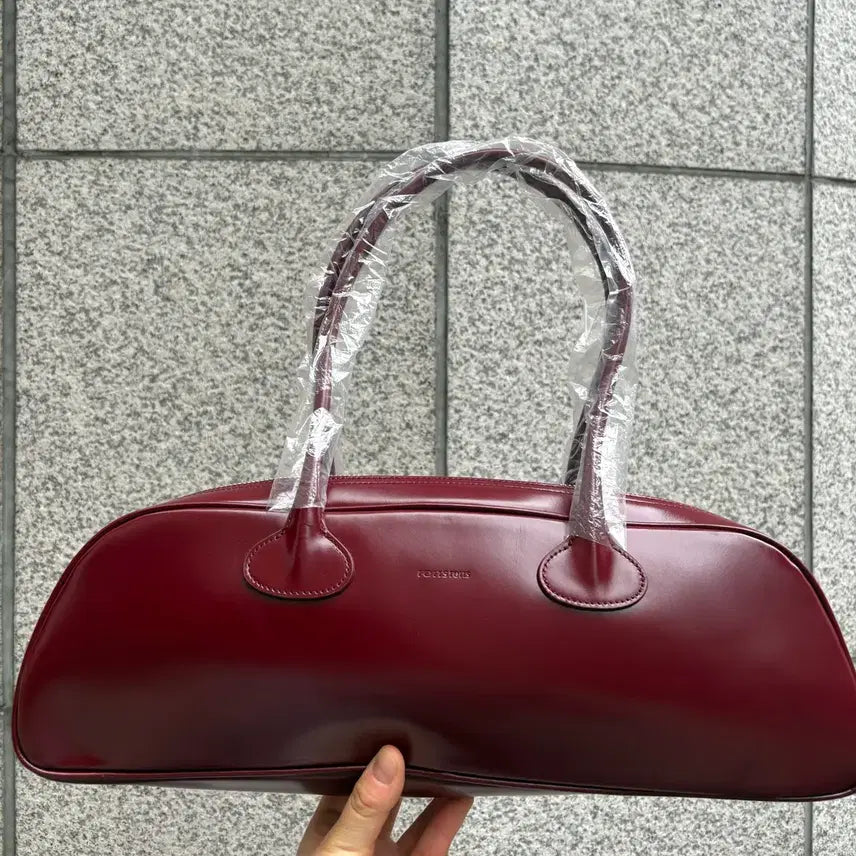 [SOLD OUT] 포츠포츠 볼링백 버건디  새상품 바게트백