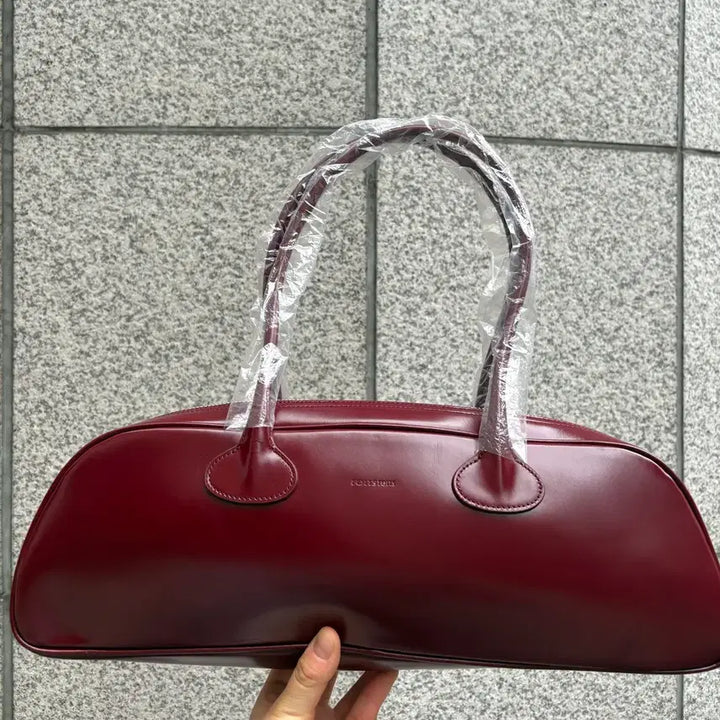 [SOLD OUT] 포츠포츠 볼링백 버건디  새상품 바게트백