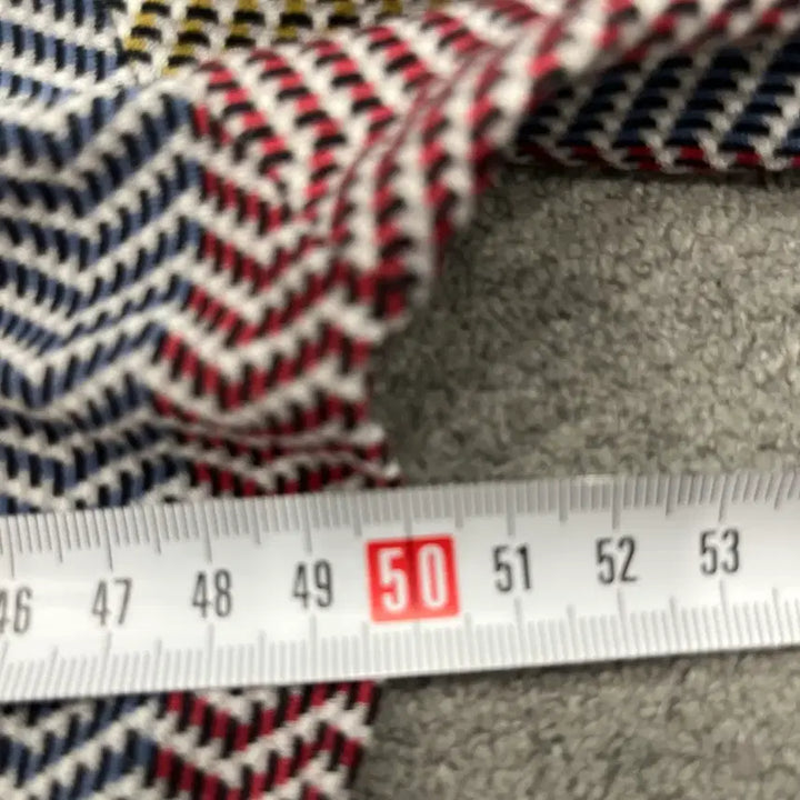 [SOLD OUT] 100 미쏘니 90s 멀티컬러 패턴 카라 롱슬리브