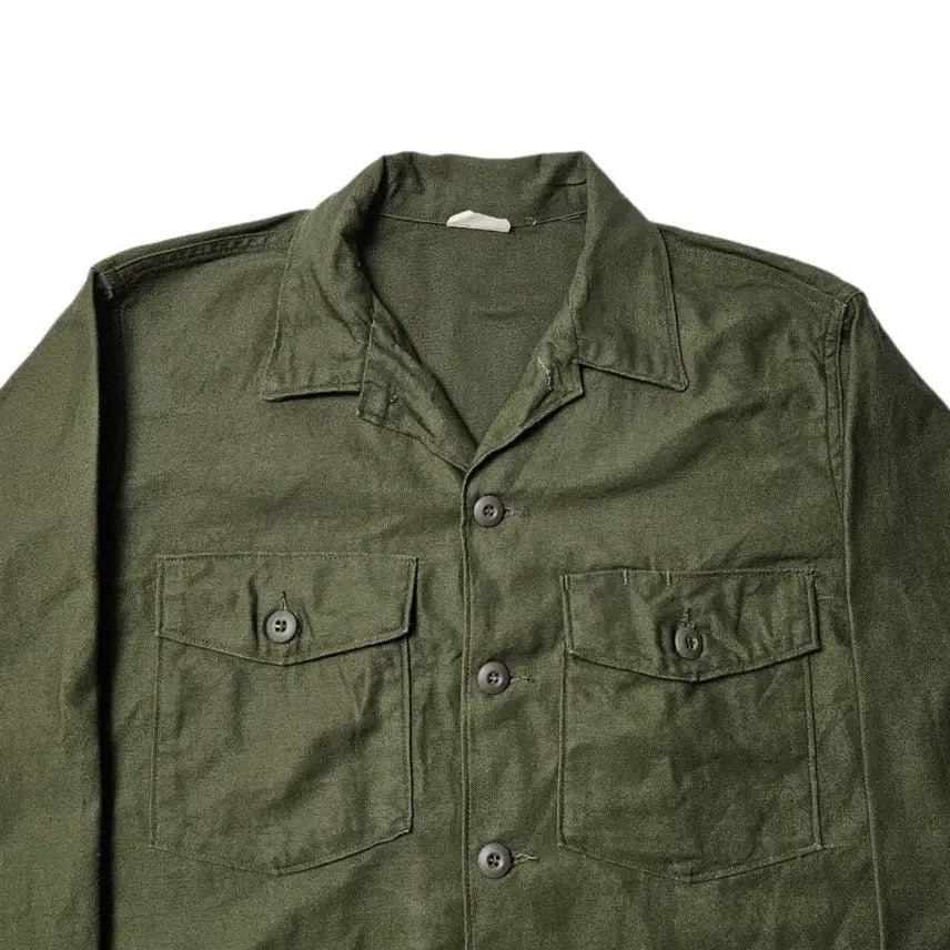 [SOLD OUT] 1960s OG107 백사틴 셔츠 오리지널 16 1/2