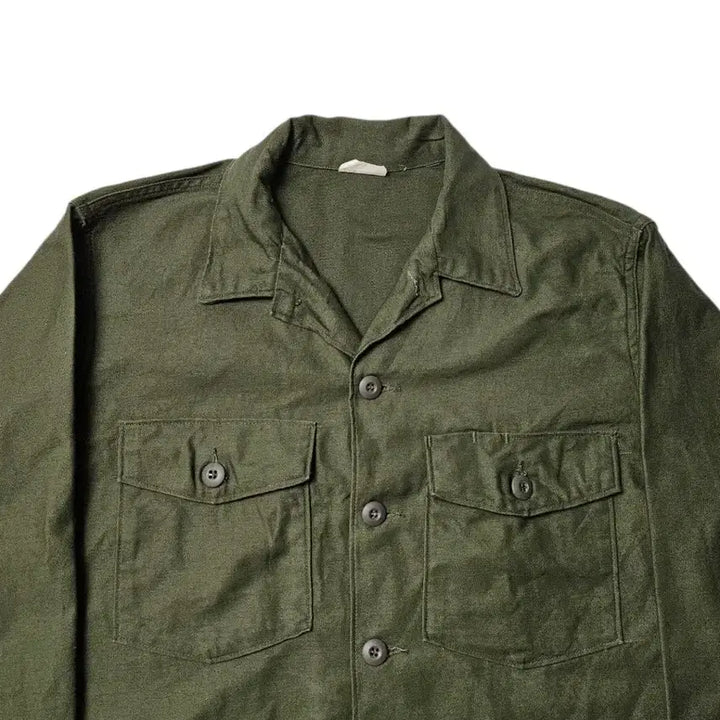[SOLD OUT] 1960s OG107 백사틴 셔츠 오리지널 16 1/2