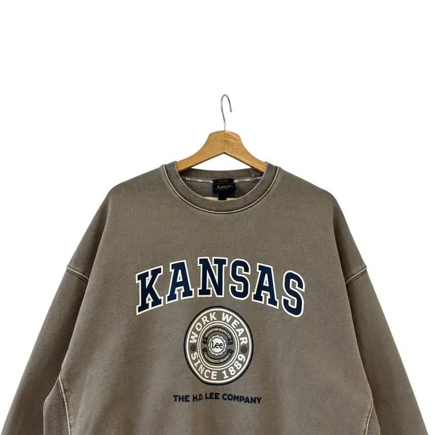 [BUNJANG] Lee KANSAS 워시드 스웨트셔츠 M 정품 / Lee KANSAS 워시드 스웨트셔츠 M 정품