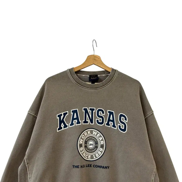 [BUNJANG] Lee KANSAS 워시드 스웨트셔츠 M 정품 / Lee KANSAS 워시드 스웨트셔츠 M 정품