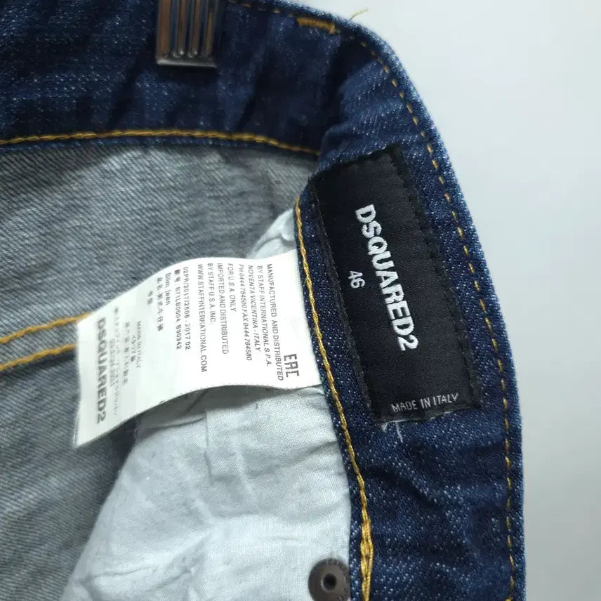 [BUNJANG] Dsquared2 Painting Wash Jeans / 디스퀘어드2 페인팅덧댐 워싱진 ( 30/46 )