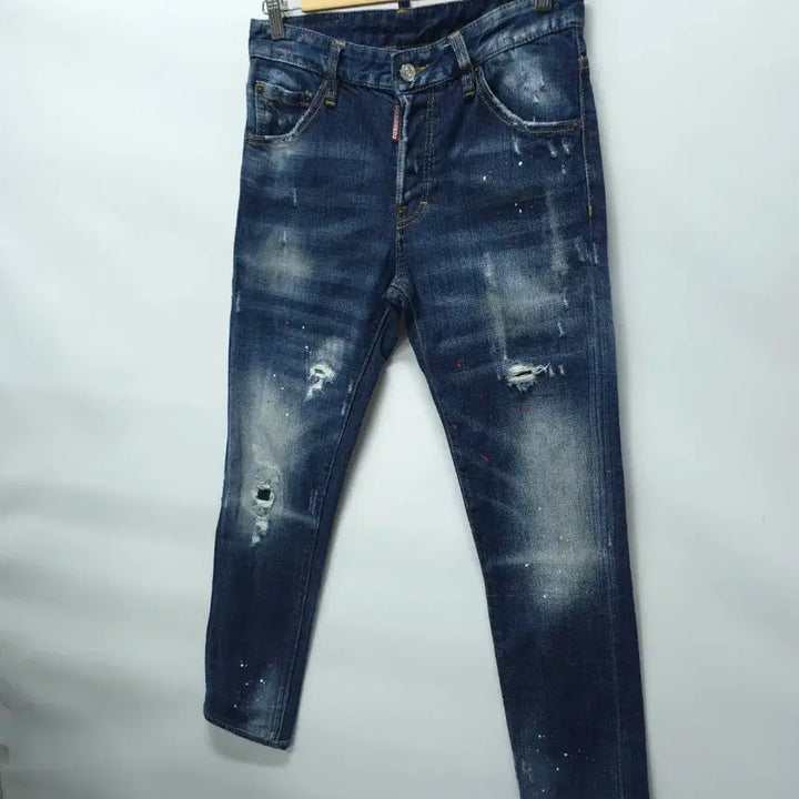 [BUNJANG] Dsquared2 Painting Wash Jeans / 디스퀘어드2 페인팅덧댐 워싱진 ( 30/46 )