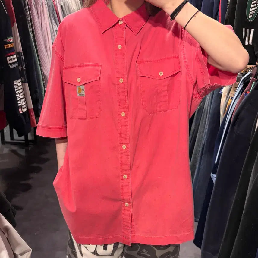 [BUNJANG] Carhartt Short Sleeve Shirt / carhartt 칼하트 반팔 셔츠