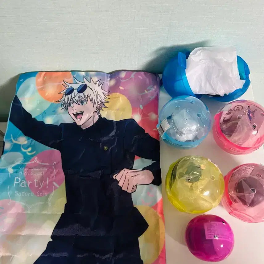 [BUNJANG] Jujutsu Kaisen Gacha Bundle Set / 일괄) 주술회전 가챠 곤니치와 고죠 쇼코 어깨쿵 메지루시