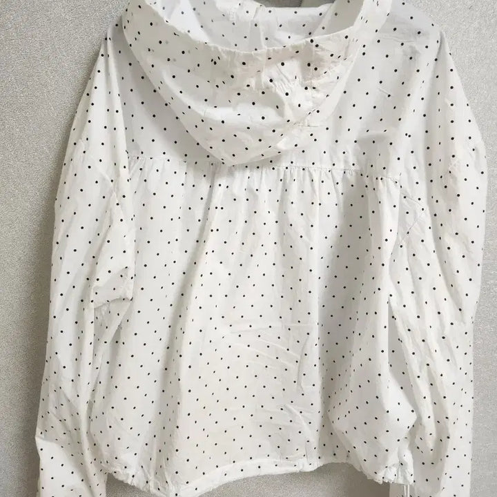 [BUNJANG] Shirring Dot Windbreaker Jacket / 셔링 도트 바람막이 점퍼
