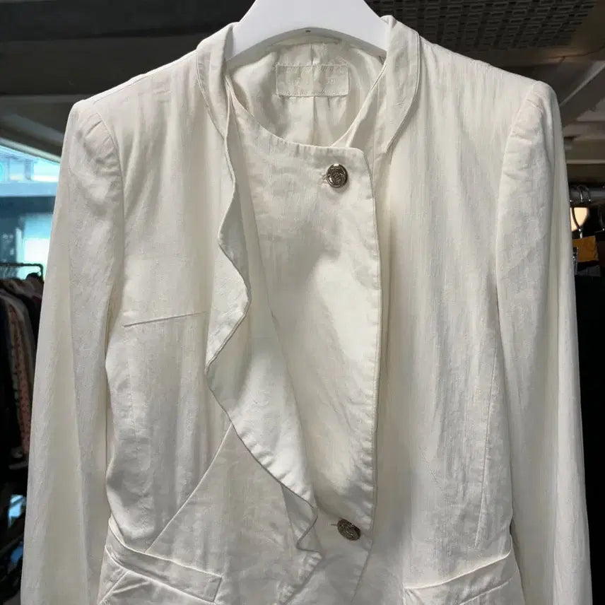 [BUNJANG] Mine Linen Napoleon Jacket / 마인 린넨 나폴레옹 자켓