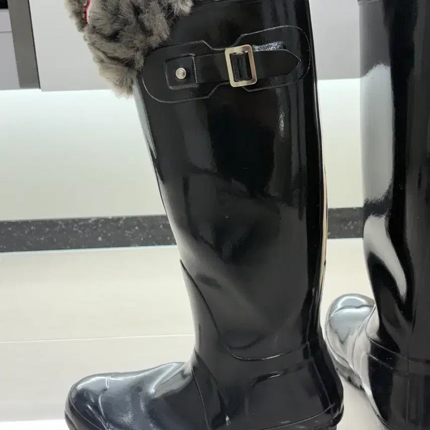 [BUNJANG] Hunter Rain Boots with Fur / 헌터 레인부츠 (퍼 포함)