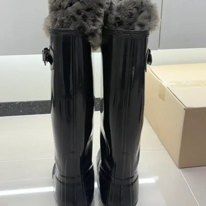 [BUNJANG] Hunter Rain Boots with Fur / 헌터 레인부츠 (퍼 포함)