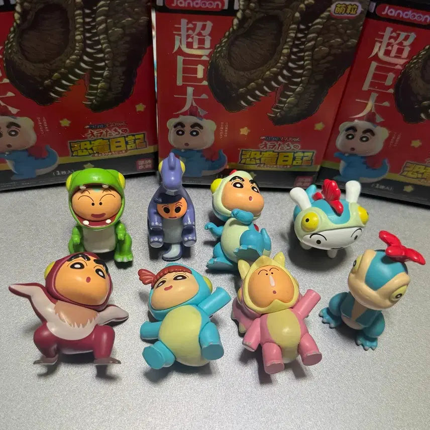 [SOLD OUT] 짱구 공룡일기 피규어 풀세트
