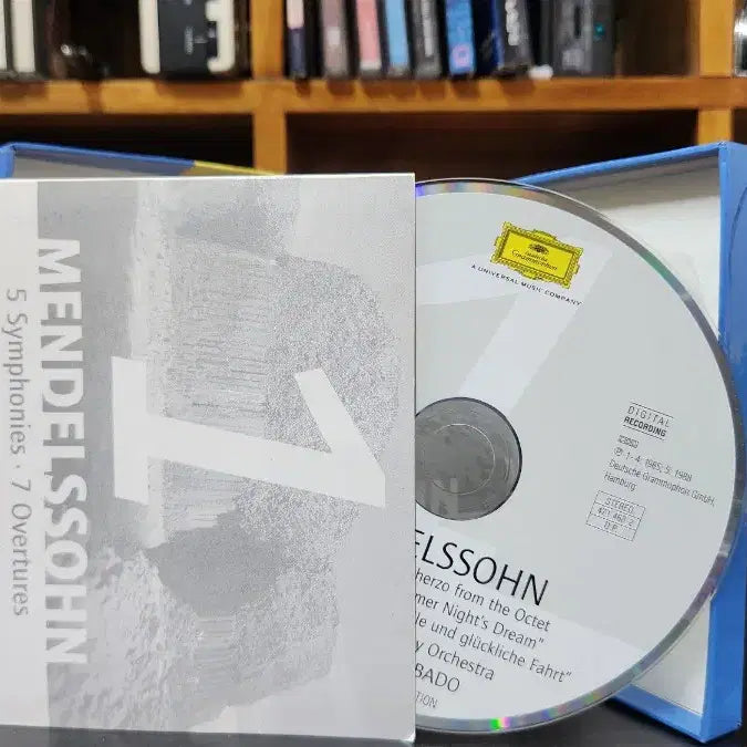 [BUNJANG] 멘델스존 교향곡 전집 (4CD) 아바도 지휘 / 멘델스존 교향곡 전집 (4CD) 아바도 지휘