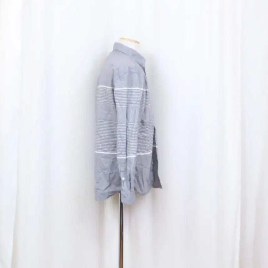 [SOLD OUT] [정품] 헤지스 ) 남성 클래식 스트라이프 코튼 셔츠 (105) 상상샵