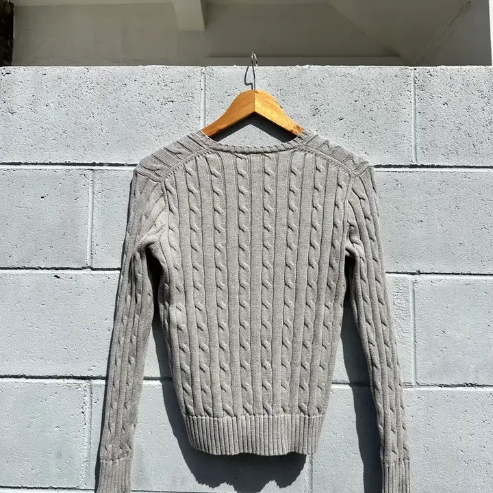 [BUNJANG] 폴로 랄프로렌 브이넥 케이블 니트 / 폴로 랄프로렌 브이넥 케이블 니트