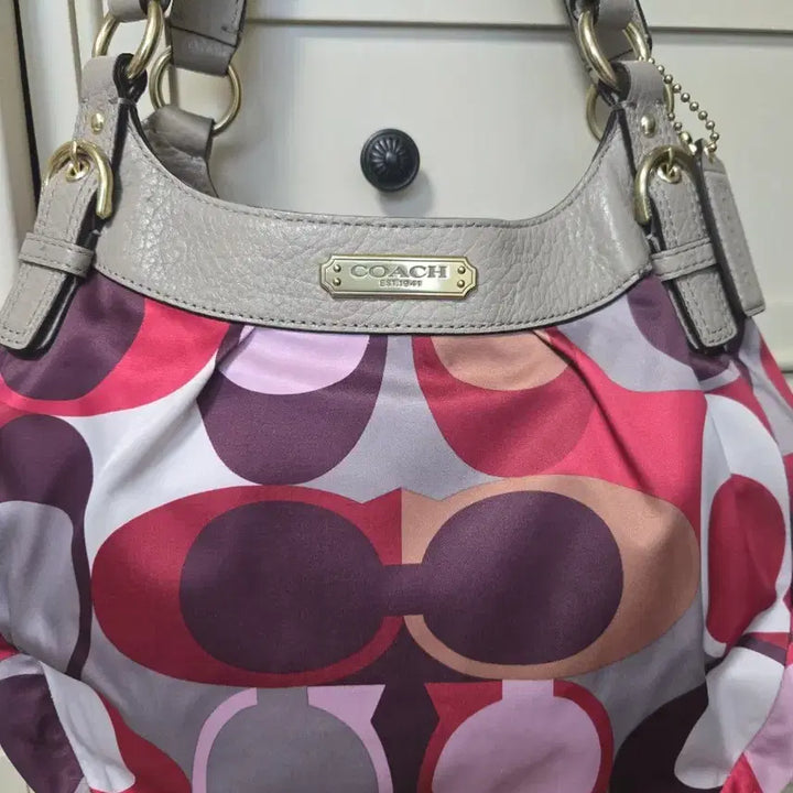 [BUNJANG] Coach Signature Pattern Shoulder Bag / 코치 시그니처 패턴 숄더백
