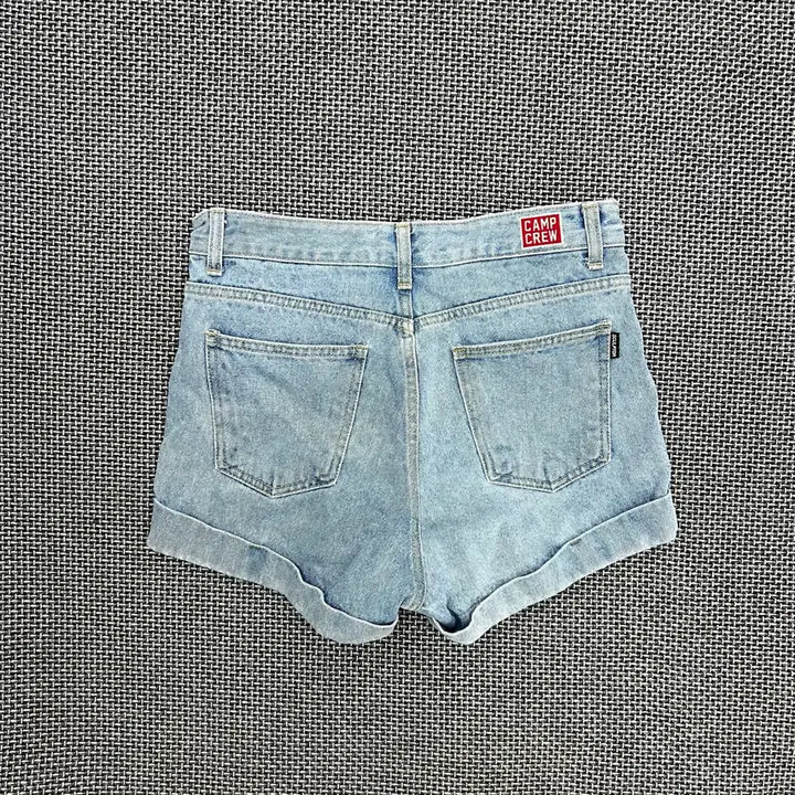 [BUNJANG] Sculptor Camp Crew Denim Shorts / 스컬프터 캠프크루 데님 숏팬츠