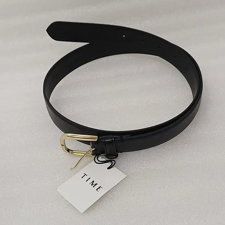 [SOLD OUT] TIME 타임 정장 캐주얼 여성 레더 가죽 벨트 블랙 새것 사랑봉봉