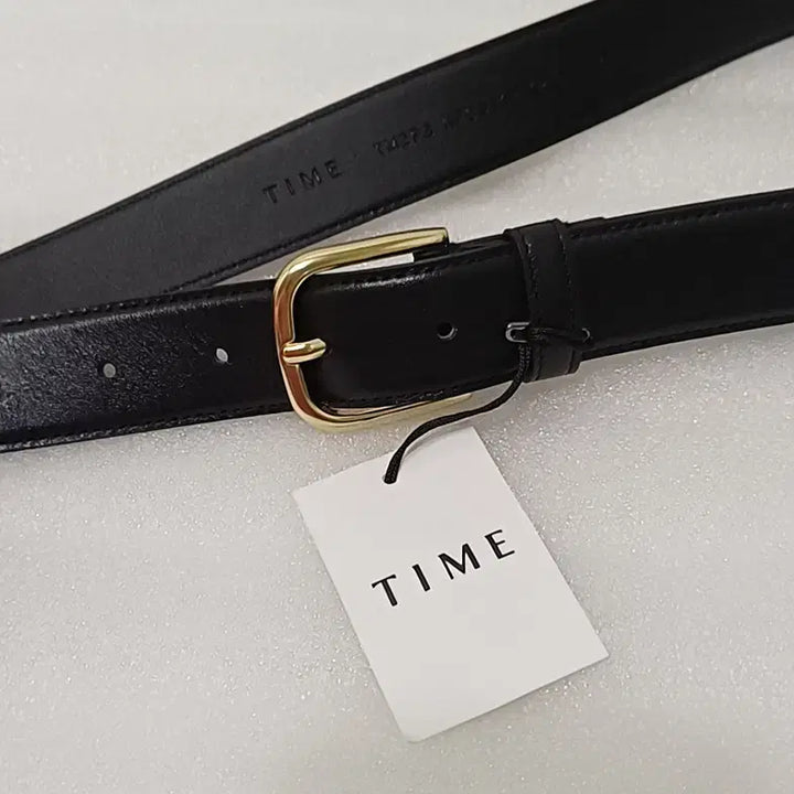 [SOLD OUT] TIME 타임 정장 캐주얼 여성 레더 가죽 벨트 블랙 새것 사랑봉봉