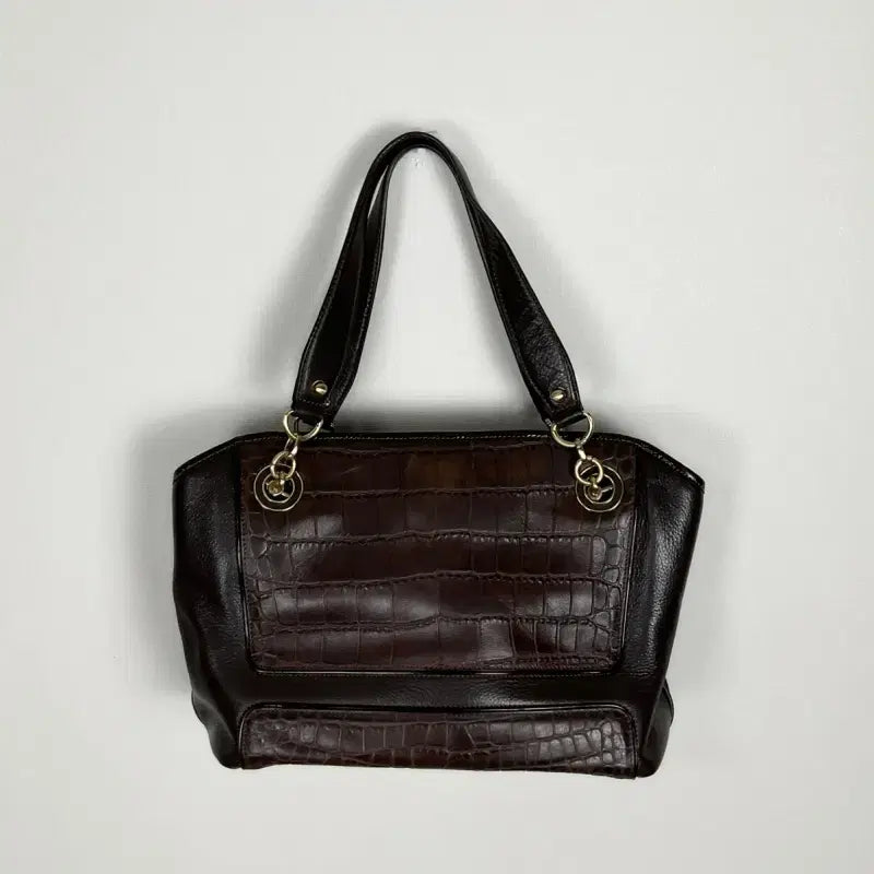 [BUNJANG] Daks Crocodile Leather Shoulder Bag / 닥스/악어 가죽 숄더백 여성 가방/라덴