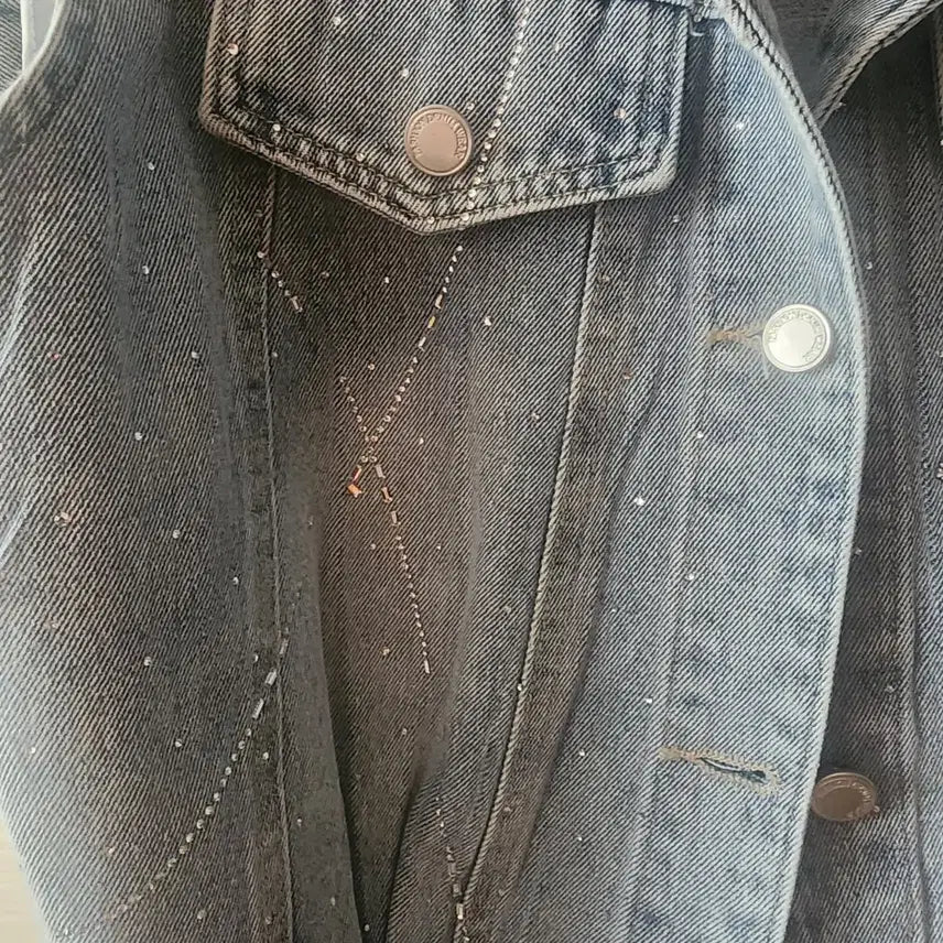 [BUNJANG] Butterfly Denim Vest / 나비 데님 조끼 청베스트