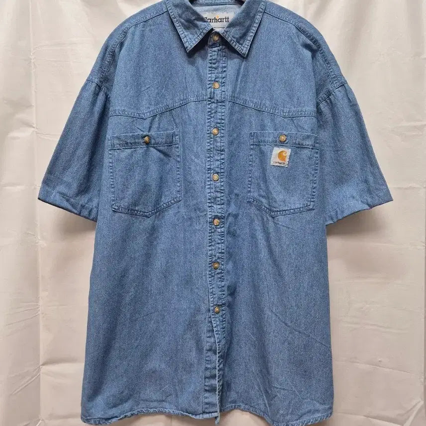 [BUNJANG] Carhartt Denim Shirt / 칼하트 데님셔츠