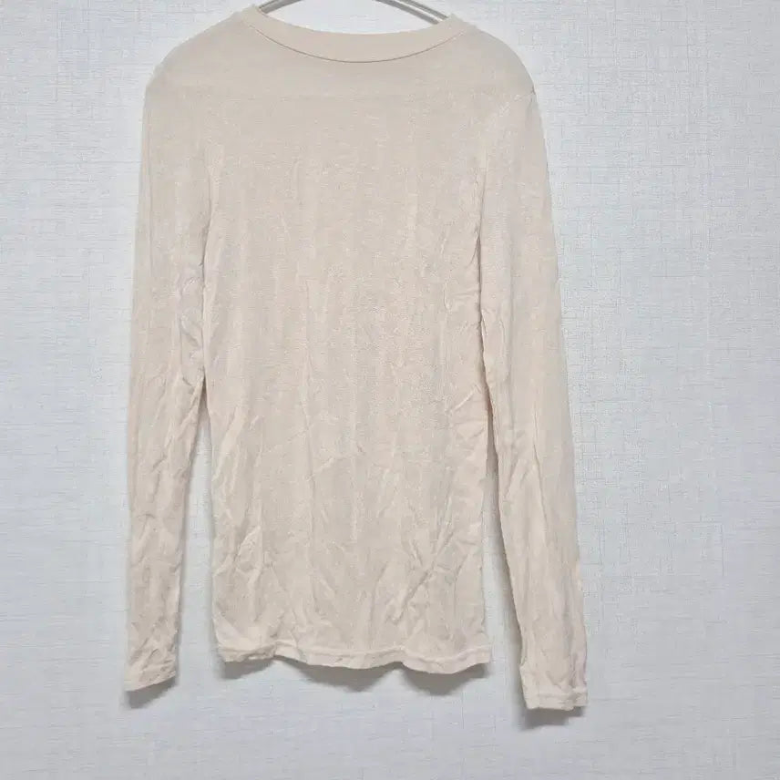 [SOLD OUT] 아이보리 라운드넥 긴팔 티셔츠