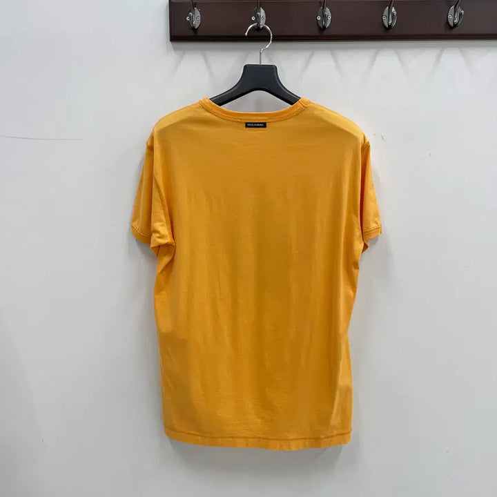 [SOLD OUT] 돌체앤가바나 공용L 이탈리아 calcio 축구 옐로우 반팔 티셔츠