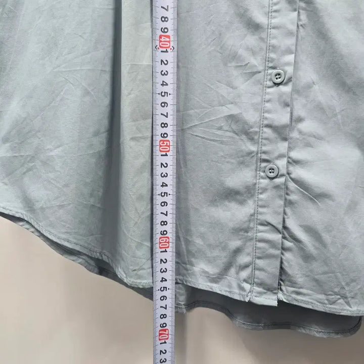 [SOLD OUT] 0478 ola 레이스 소매 블루 셔츠 블라우스