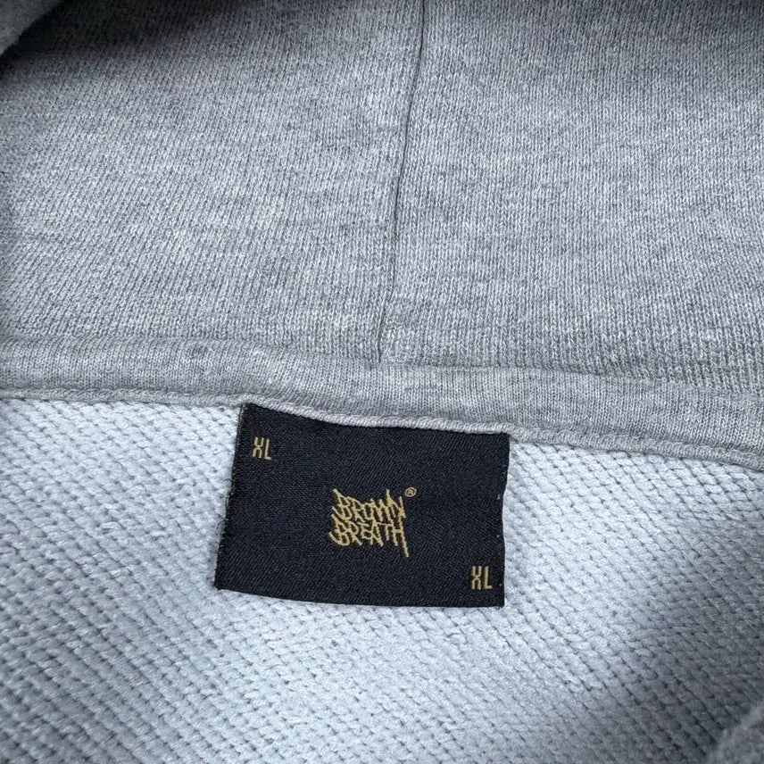 [BUNJANG] Brownbreath Gray Hoodie / 브라운브레스 그레이 후드티