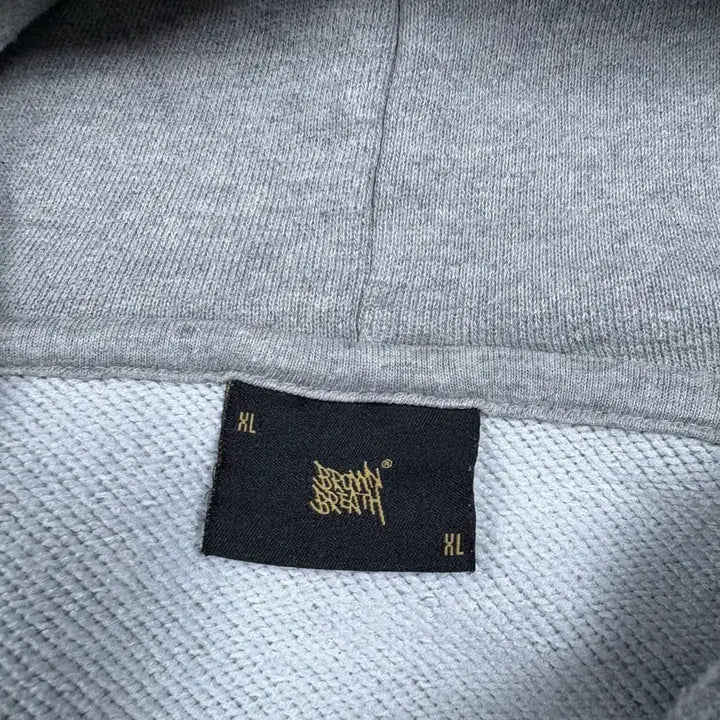 [BUNJANG] Brownbreath Gray Hoodie / 브라운브레스 그레이 후드티