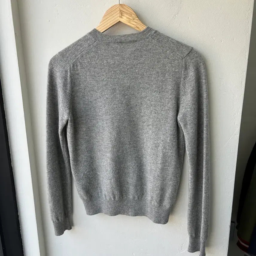 [BUNJANG] Comme des Garcons Black Wool Cardigan / 16786 - 꼼데가르송 블랙 와펜 울 가디건 (울 100%)
