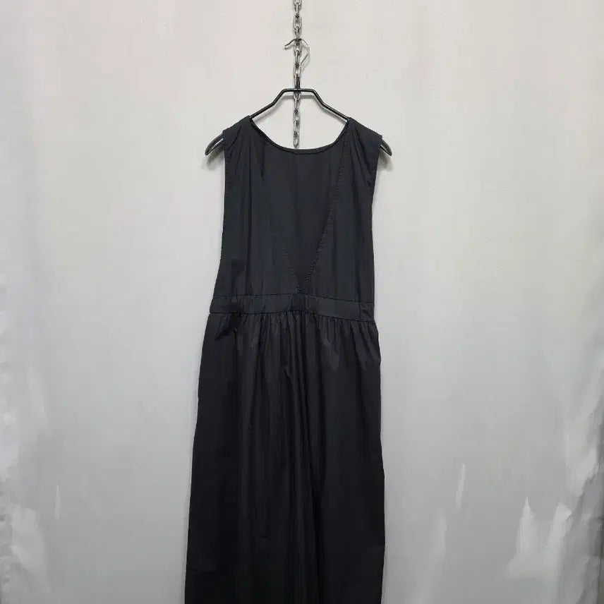 [BUNJANG] Black Sleeveless Long Dress / 블랙 롱 원피스 민소매
