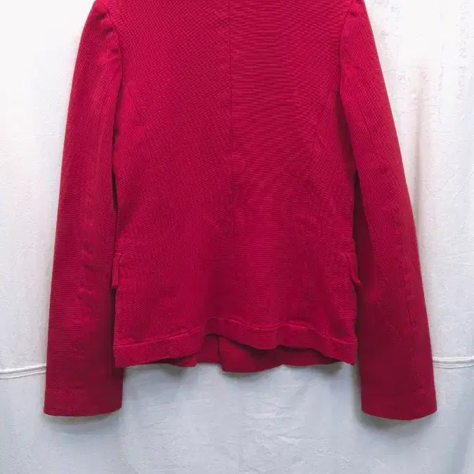 [BUNJANG] Comme des Garcons Red Chain Embellished Jacket / 꼼데가르송 레드 체인 장식 자켓
