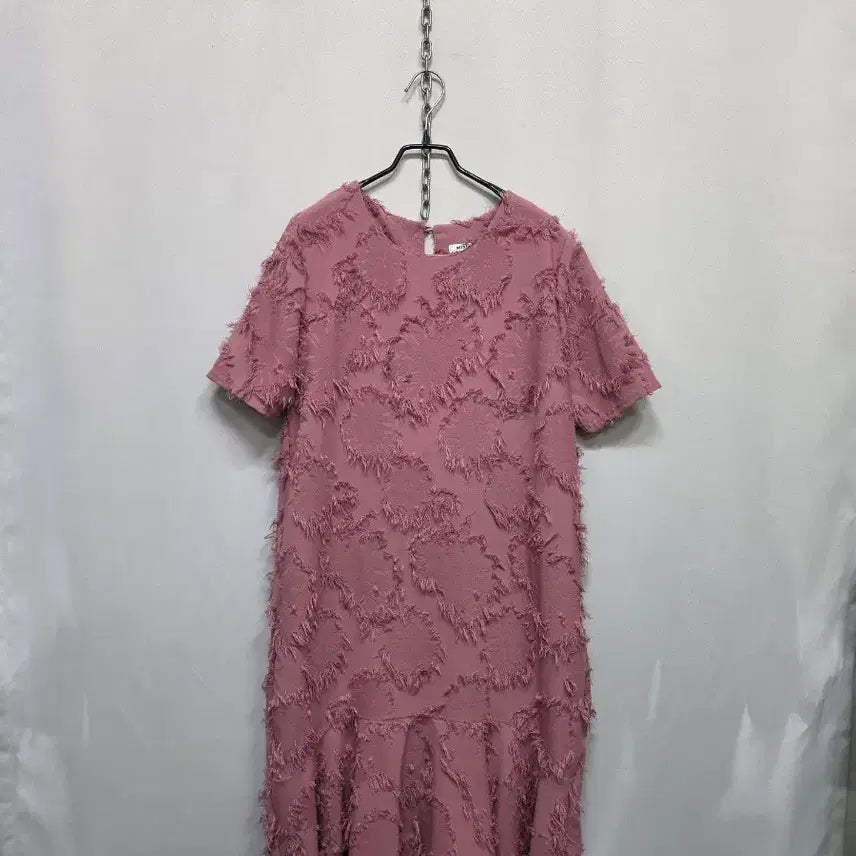 [BUNJANG] Minimore Ruffle Pink Dress / minimore 러플 핑크 원피스