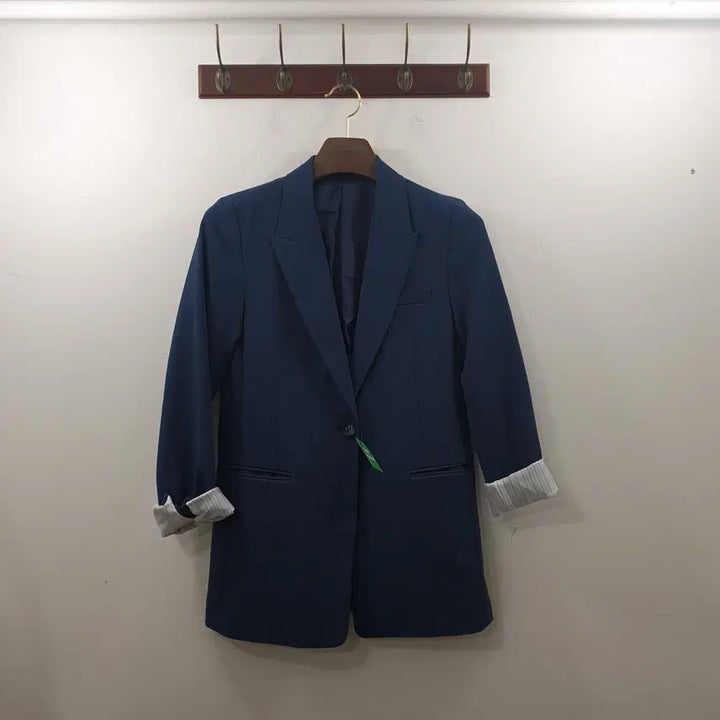 [SOLD OUT] 55 MABZO 여성 블루 캐주얼 정장 블레이저 자켓