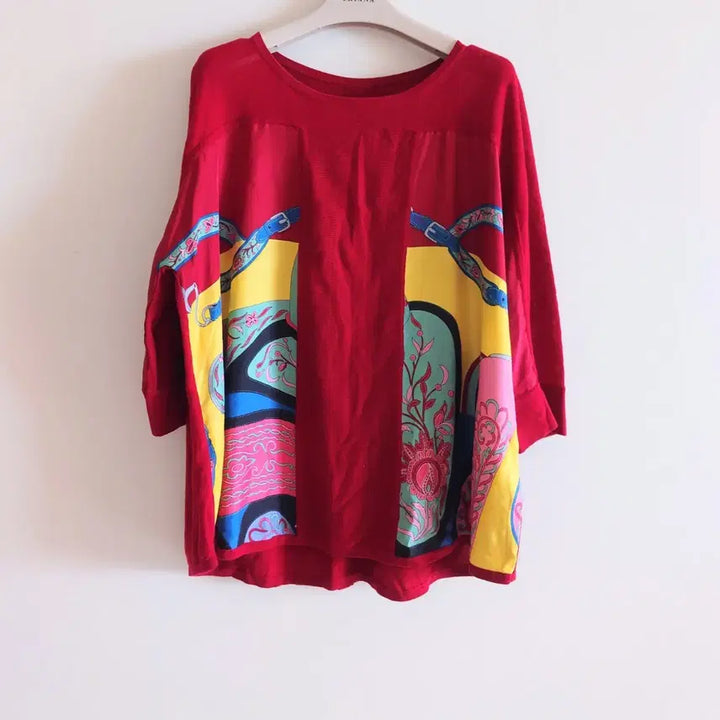 [SOLD OUT] 실크 니트 블라우스